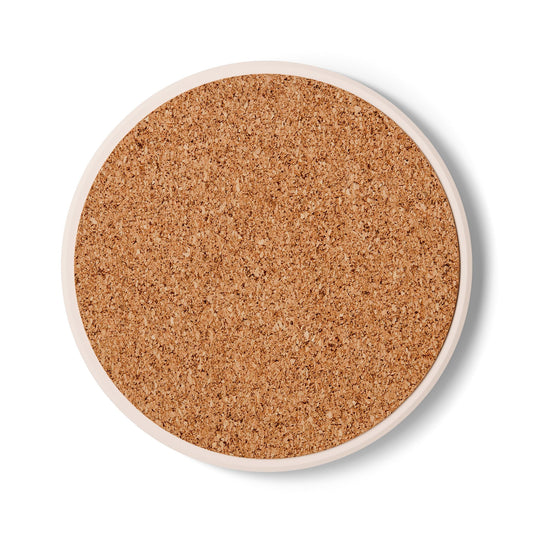 Good Vibes Ceramic Coaster - Artistic Drinkware for Home Decor and Gift Giving
