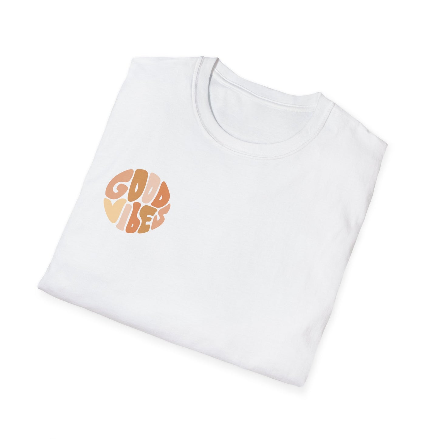 Good Vibes Unisex Softstyle T-Shirt - Positive Affirmation Tee for Everyday Comfort