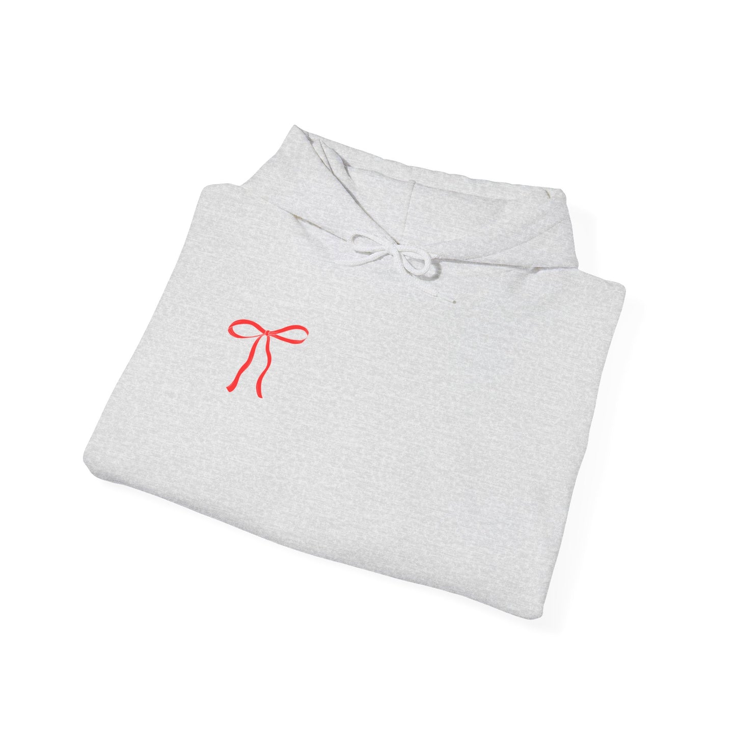 Cozy Love Bow Hoodie - Unisex Heavy Blend™ Sweatshirt