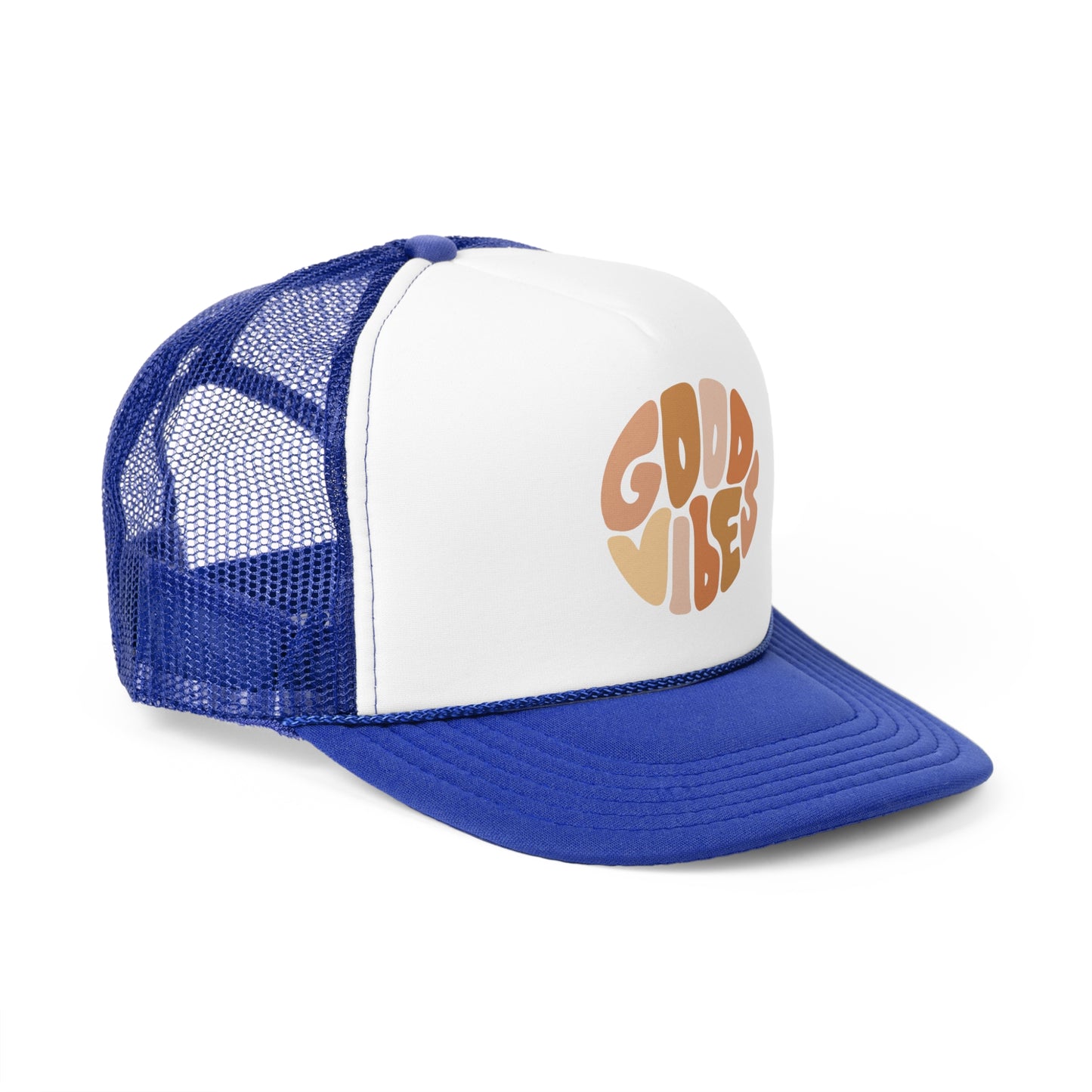 Good Vibes Trucker Cap - Casual Hat for Summer Adventures