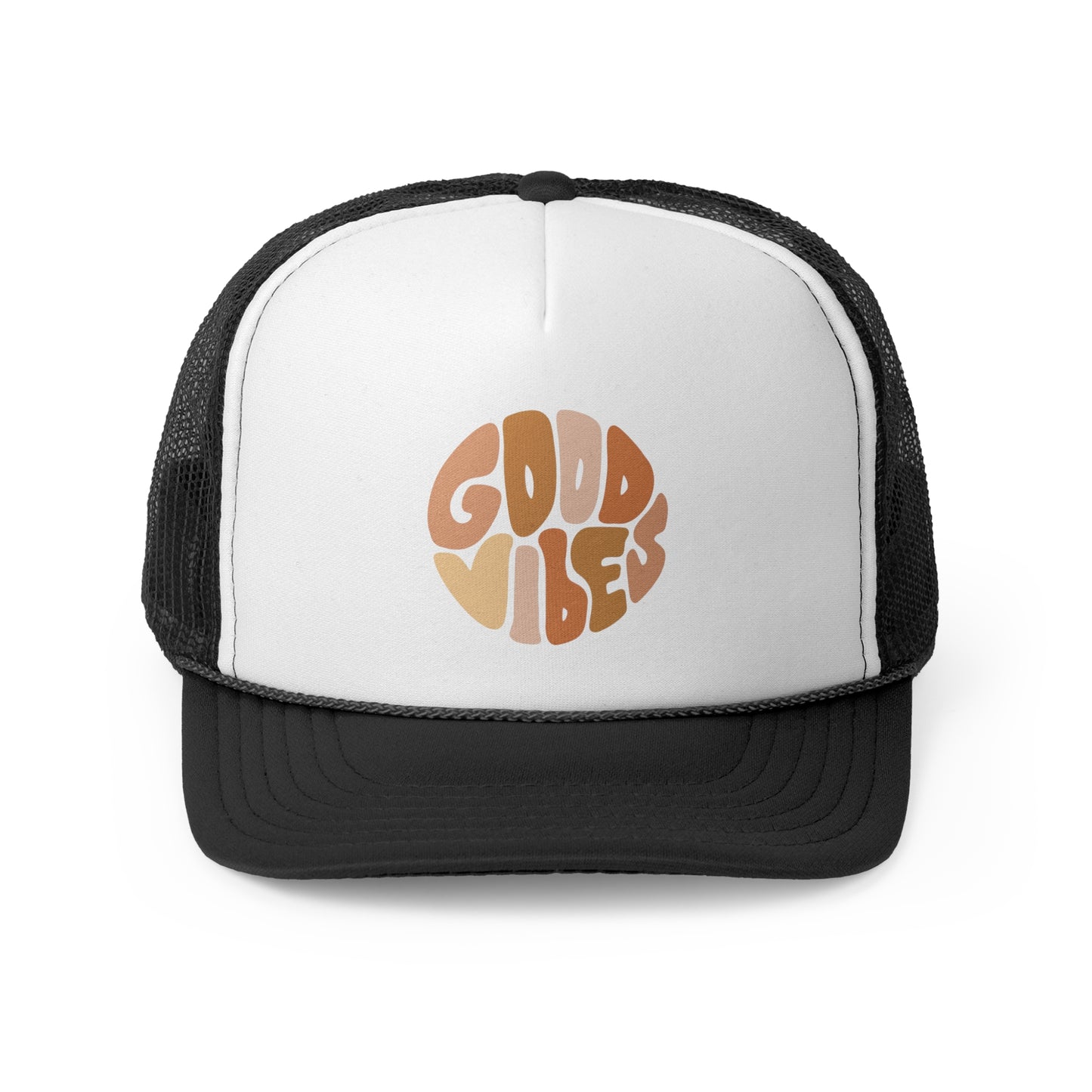 Good Vibes Trucker Cap - Casual Hat for Summer Adventures