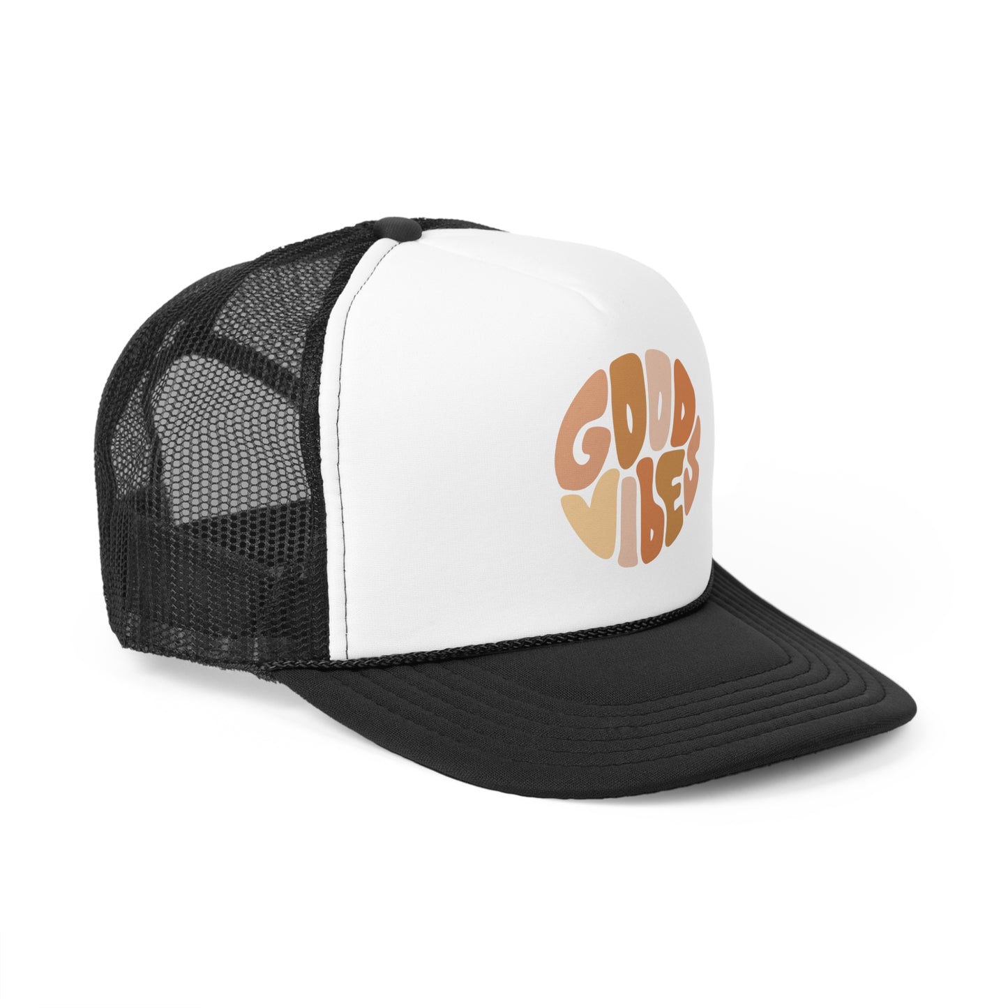 Good Vibes Trucker Cap - Casual Hat for Summer Adventures