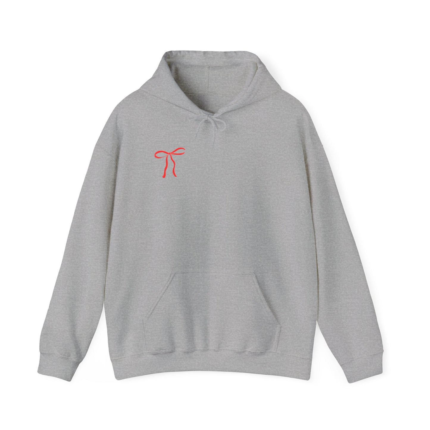 Cozy Love Bow Hoodie - Unisex Heavy Blend™ Sweatshirt