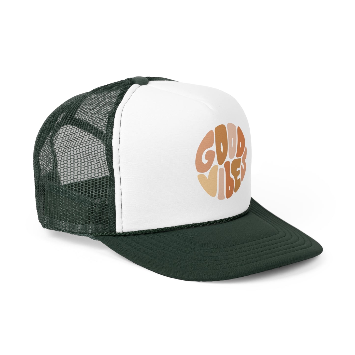 Good Vibes Trucker Cap - Casual Hat for Summer Adventures