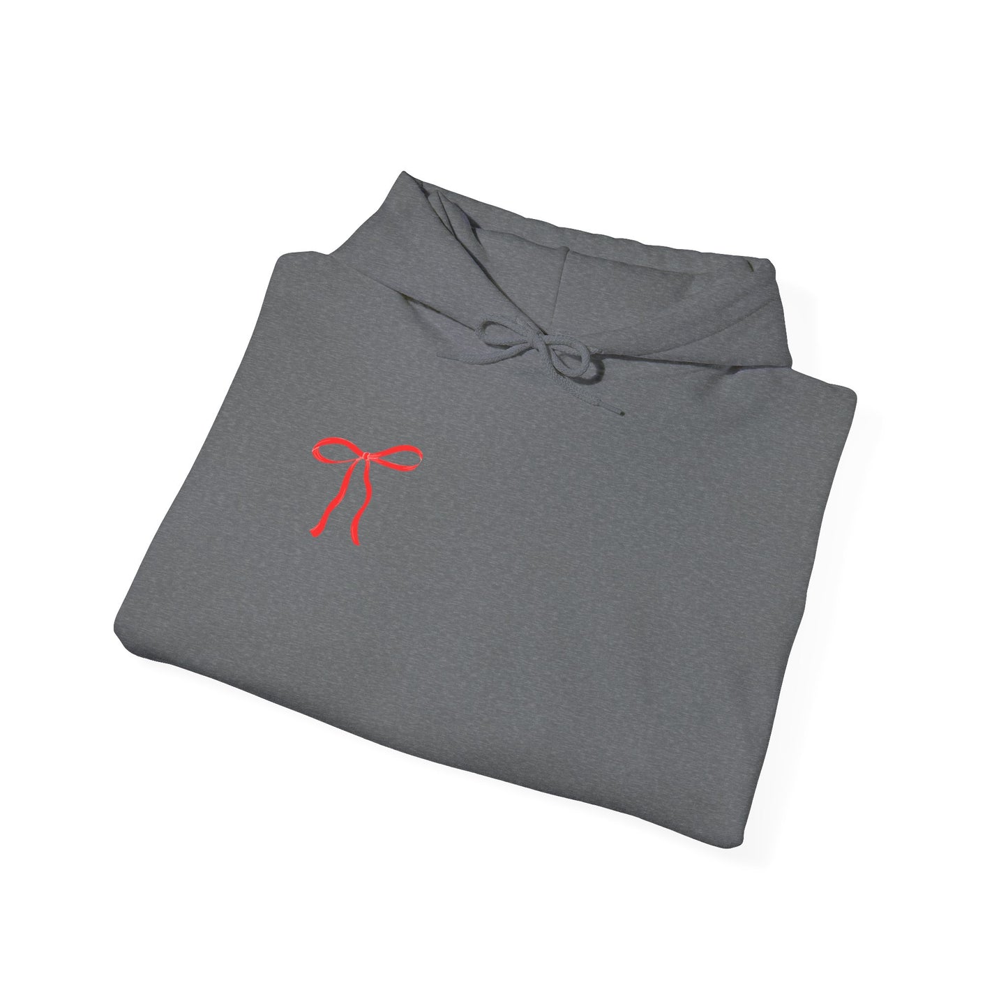 Cozy Love Bow Hoodie - Unisex Heavy Blend™ Sweatshirt