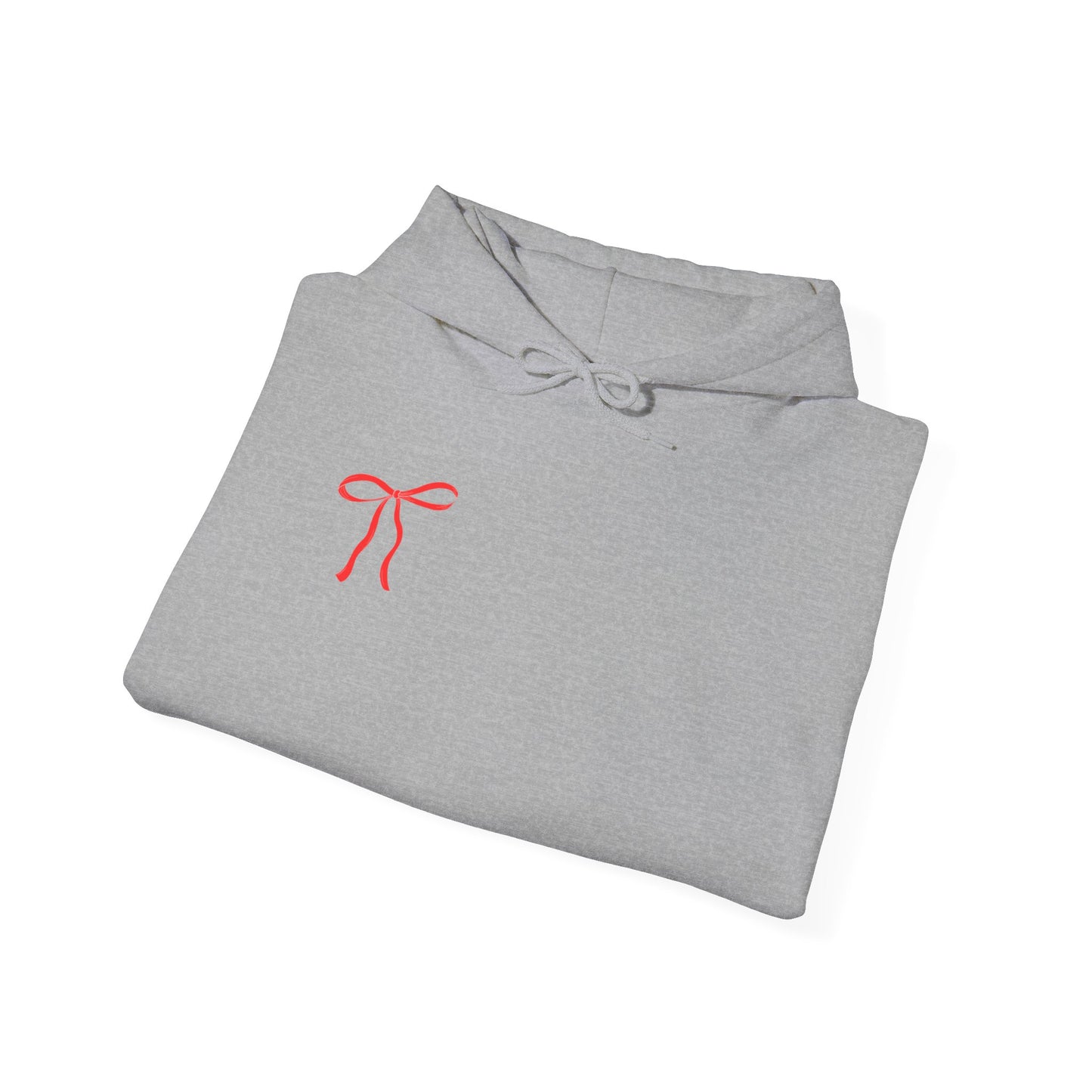 Cozy Love Bow Hoodie - Unisex Heavy Blend™ Sweatshirt