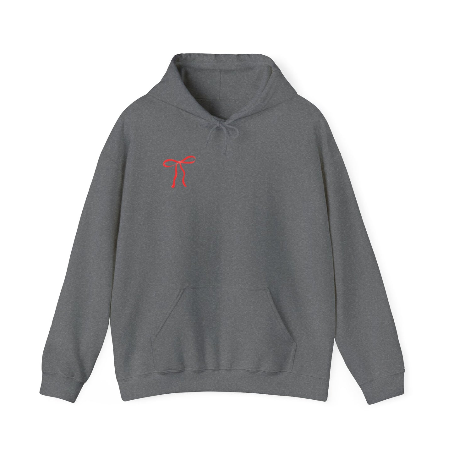 Cozy Love Bow Hoodie - Unisex Heavy Blend™ Sweatshirt
