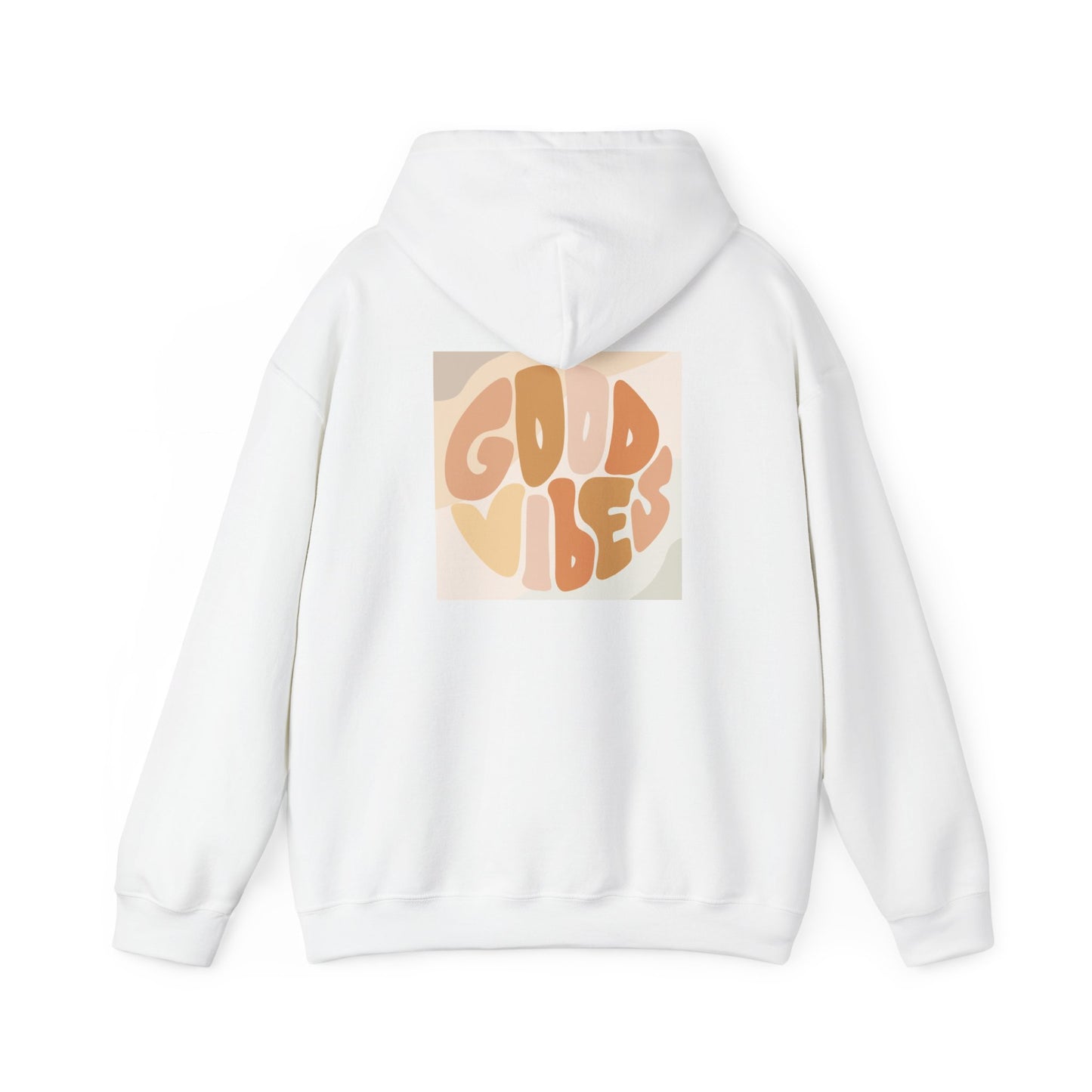 Unisex Heavy Blend™ Good Vibes Hoodie - Cozy & Positive Statement Sweatshirt